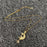 Sparkling Cubic Zirconia Star Moon charm Necklace - MS