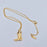 Western Cowgirl Boot Charm Necklace - WJ