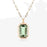 Vintage Style Stainless Steel Zircon Pendant Necklace