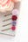 Floral Bobby Pins - Purple and Maroon Roses