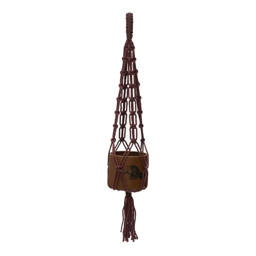 Dark Brown Plant Hanger Macrame