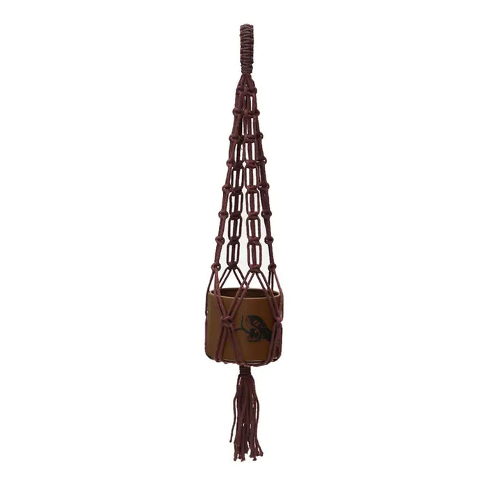 Dark Brown Plant Hanger Macrame