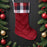 Red Plaid Christmas Stockings