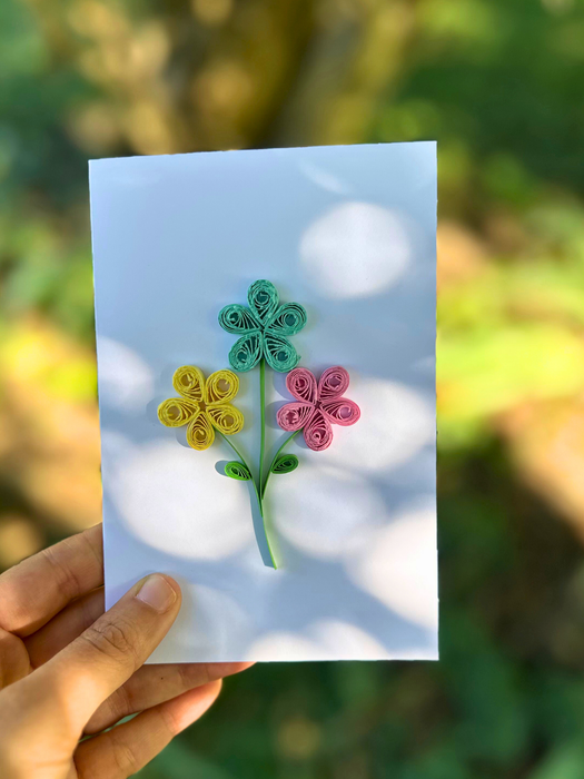 ASST Greeting Cards, Handcrafted paper Flower cards