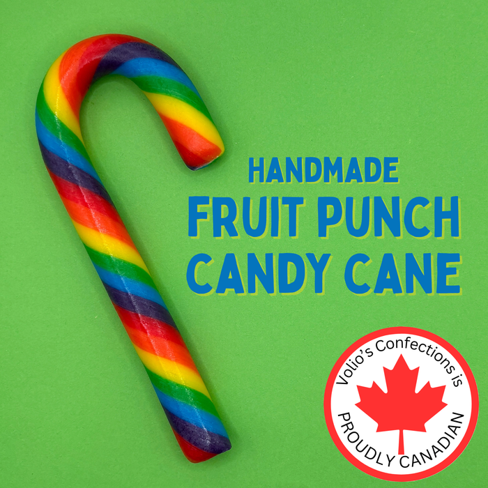 Fruit Punch Large Handmade Candy Cane
