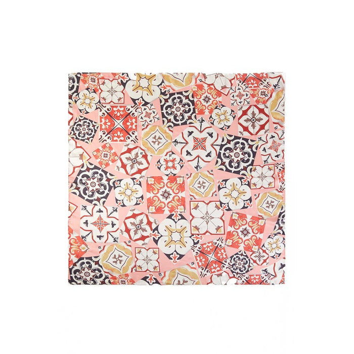 Ceramic Tile Patchwork Square Scarf