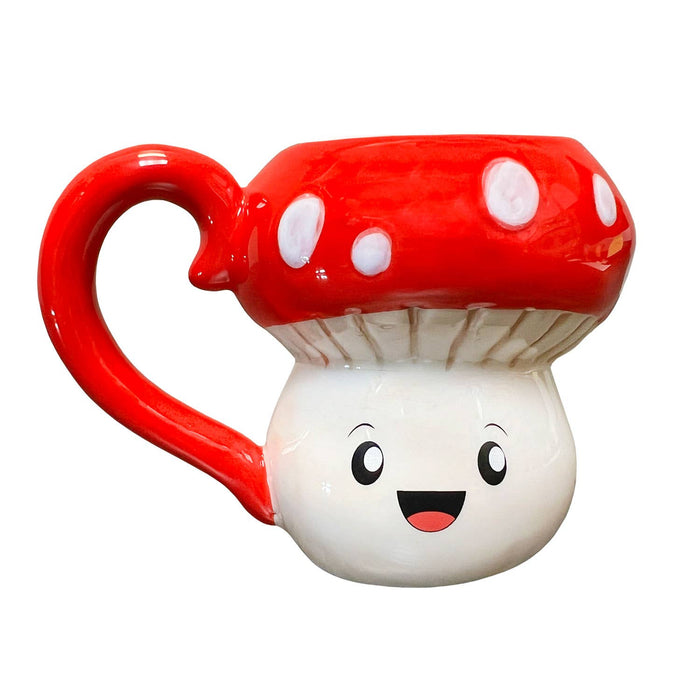 Cutie Mushroom Ceramic Coffee Mug - 10 oz