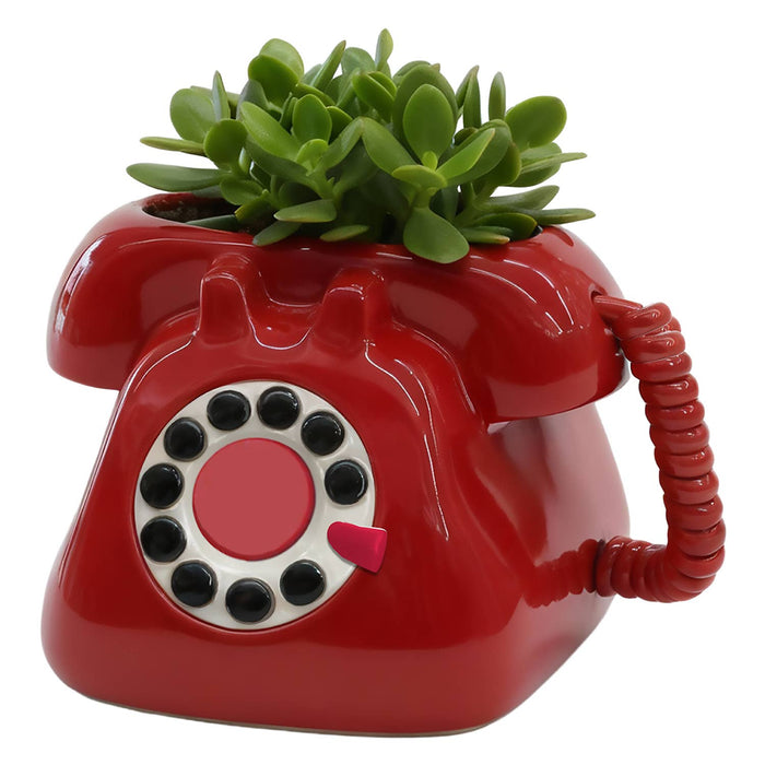 Vintage Phone Planter