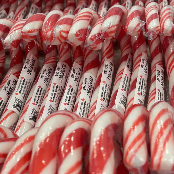 Sour Watermelon Lemonade Handmade Candy Canes - Case of 10