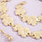 Textured Flower Link Chain Belt