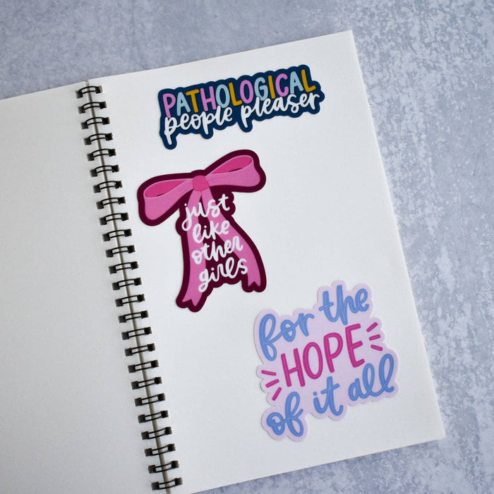 Just Like Other Girls Sticker