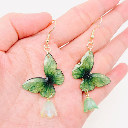 Multi Style Colorful Butterfly Flower Charm Dangle Earrings