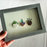 Framed Pebble Art Succulent Trio – Handmade Stone Planter