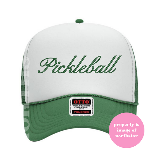 Pickleball Foam Mesh Back Trucker Hat - Pickleball Hat