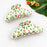 Tulip Oval Hair Claw Clip, Elegant Floral Hair Clip