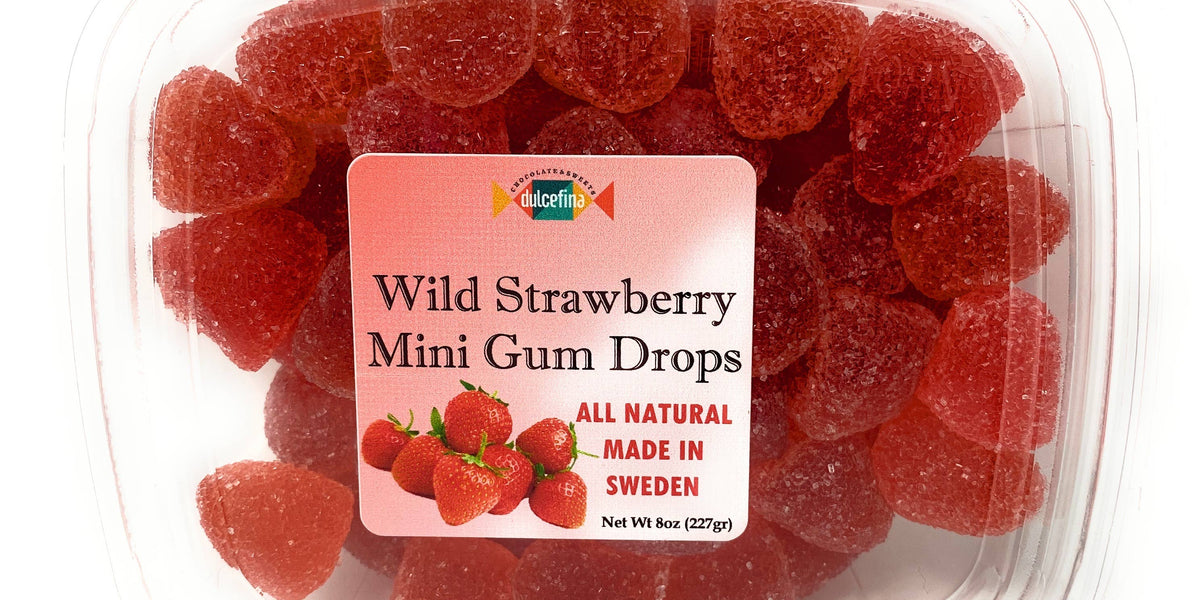 Wild Strawberry Mini Gumdrops 7oz Tub — Dutch Growers Regina