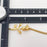18K Gold Plated Stainless Steel Rose Pendant Necklace - FGS