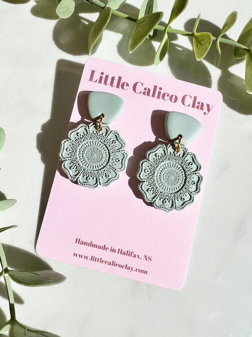 Mandala Dangles | Polymer Clay Earrings