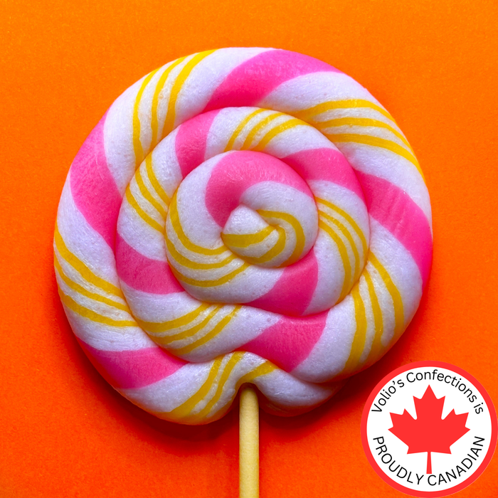 Raspberry Lemonade Handmade Whirl Pop - Case of 5