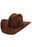 Faux Nubuck Suede Cutter Cowboy Hat