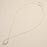 Iridescent Cloud-Shaped Pendant Necklace