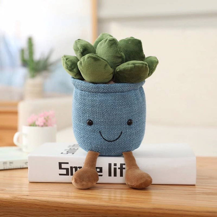 6-14" Plant Plush - Bamboo, Succulent