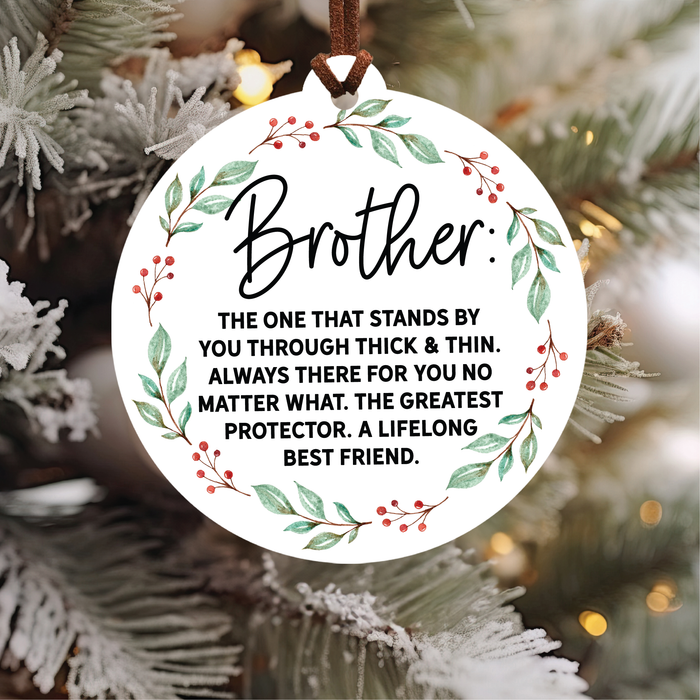 Brother Christmas Ornament