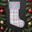 Contemporary Check Christmas Stockings