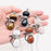 Natural Stone Cat-shaped Pendant Necklace - CS