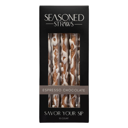 Espresso Chocolate Seasoned Straws 10ct.