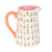 Spring Tulip Print Mother's Day Ceramic Flower Jug