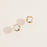 Gold & Mother of Pearl Clover Stud Earrings