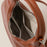 Faux Leather Round Multi Panel Hand Bag