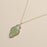 Iridescent Cloud-Shaped Pendant Necklace