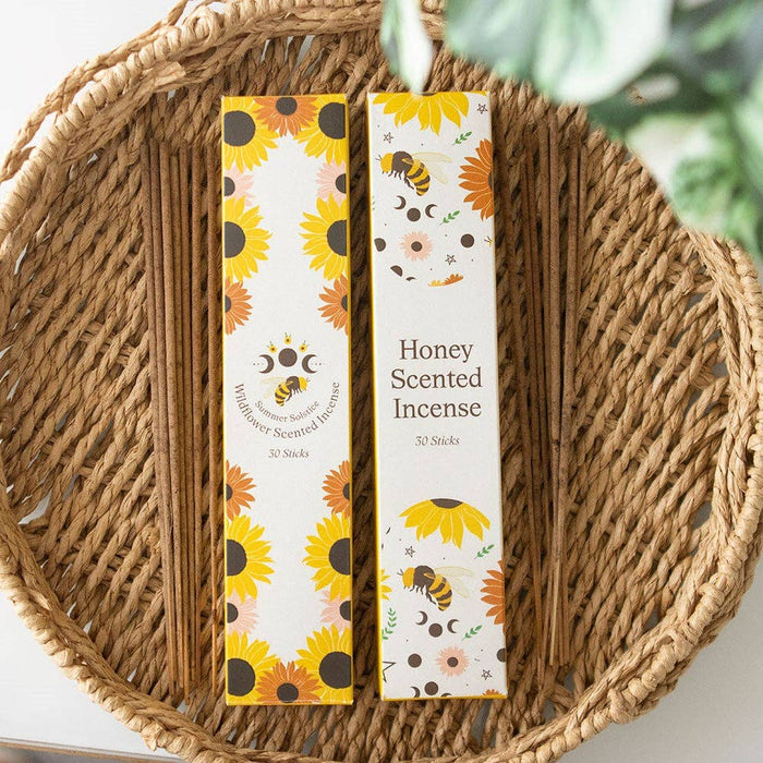 Set of 2 Honey and Wildflower Summer Incense Stick Packs