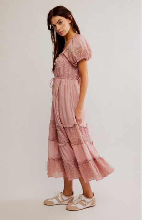 Dress Midi Falling Sun Mauve