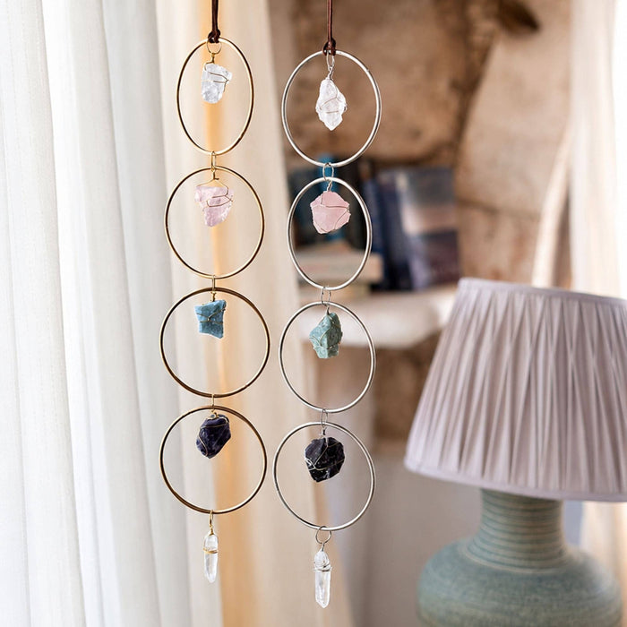 Crystal Wall Hanging – Spiritual Boho Home Decor
