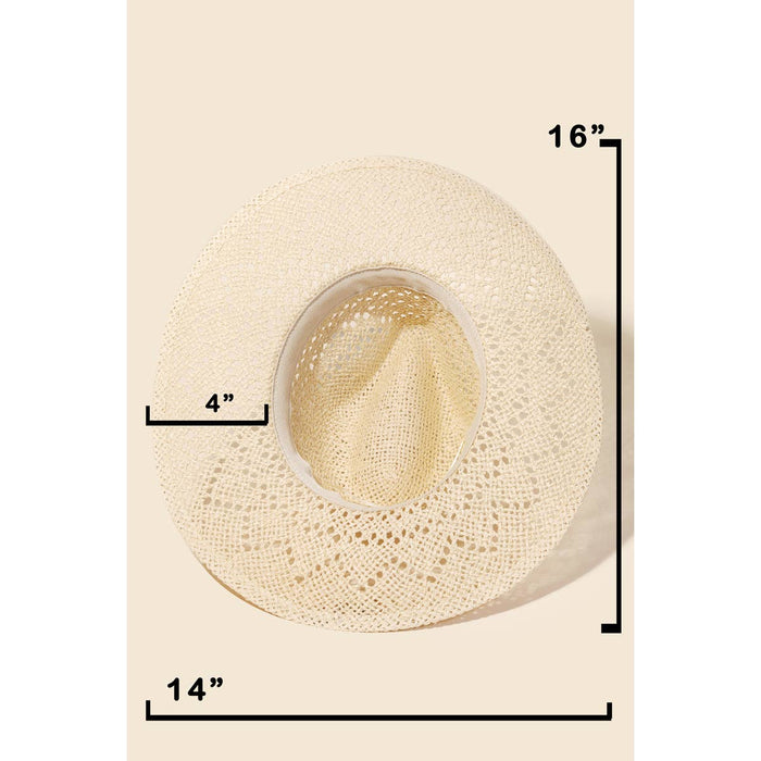 Loose Weave Straw Sun Hat