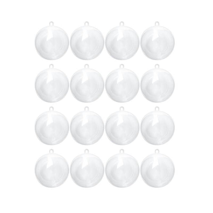 80mm Clear Acrylic Fillable Ball Ornament