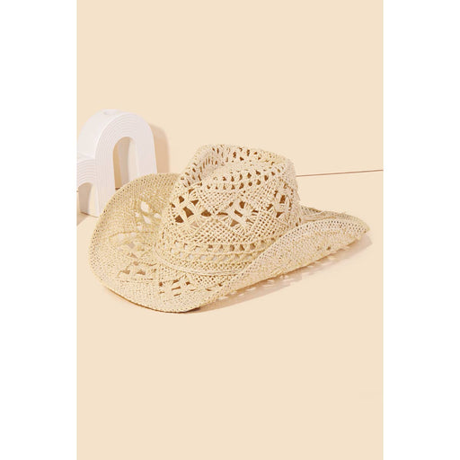 Straw Braided Cowboy Sun Hat