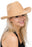 Plain Faux Felt Cowboy Wide Brim Hat