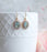 Aqua Glass Earrings | Sparkling Oval Drops