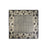 Floral Border Speckled Panel Square Scarf