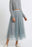 Plaid Tulle Midi Skirt