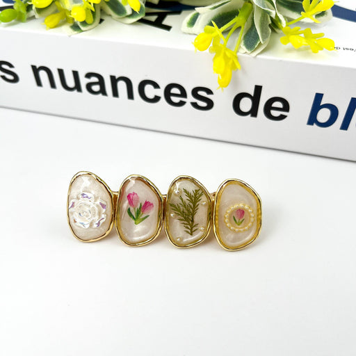 Retro Flower Duckbill Clip, High Quality Hair Clip