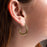 Abstract Hoop Earrings