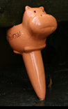 Water Dispenser Terra Cotta Hippo