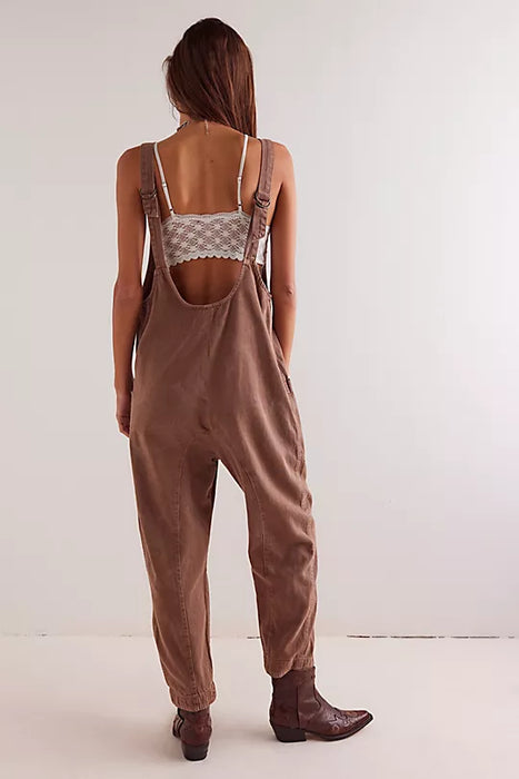 HIGH ROLLER JUMPSUIT in RARE STONE