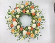 Wreath 24" Mums/Daisies/Berries