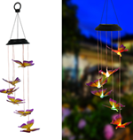 Windchime Solar Butterflies 24"